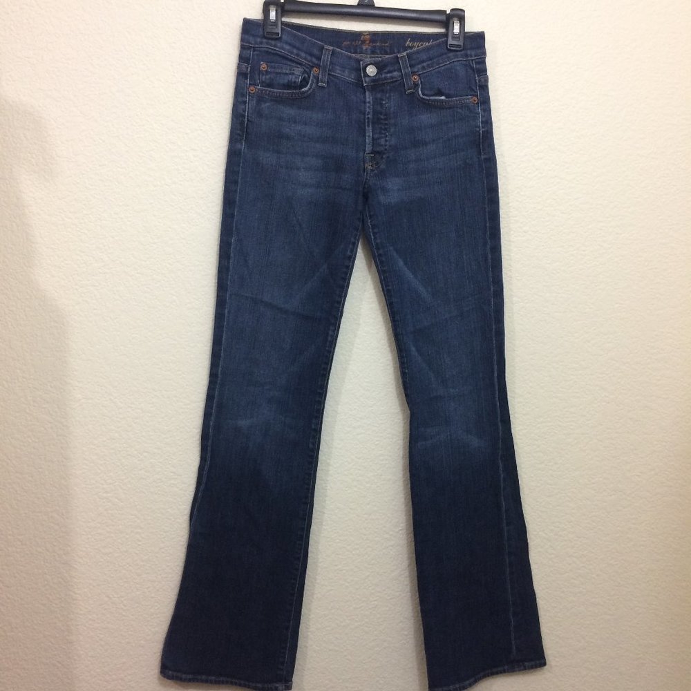 4/$25 ๐ 7 For All Mankind Boycut Straight Jeans - Picture 1 of 15
